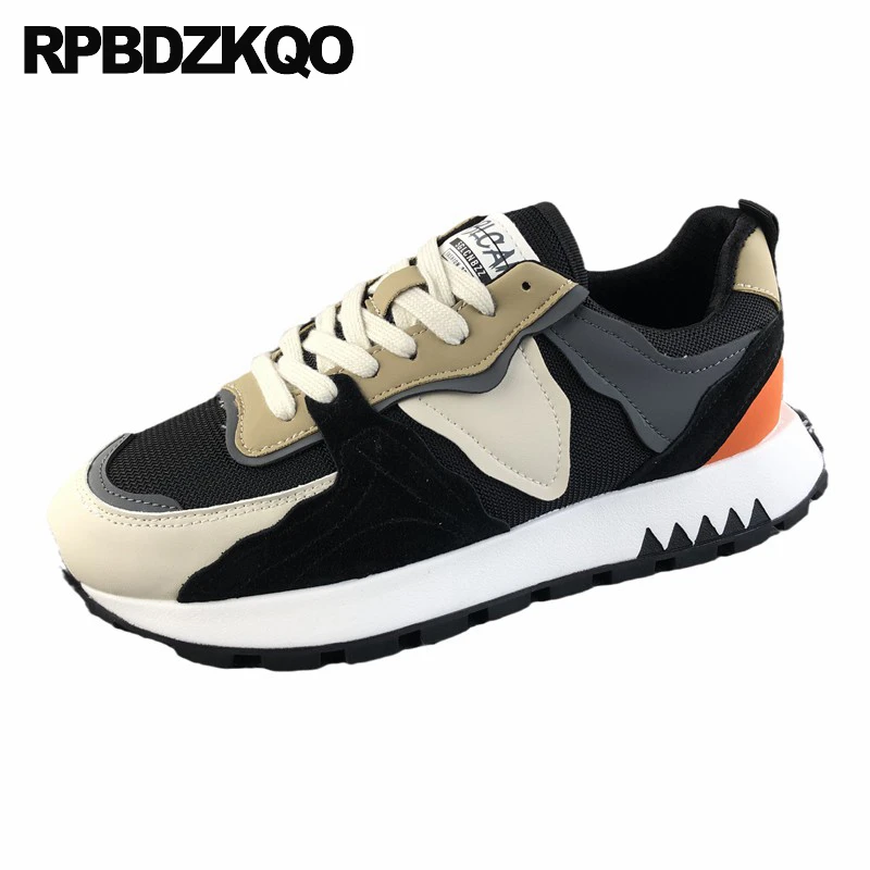 Mesh Trainers Sneakers Lace Up Suede Men Multi Colored Genuine Leather Flats Breathable Athletic Shoes Round Toe Patchwork Sport
Mesh Trainers Sneakers Lace Up Suede Men Multi Colored Genuine Leather Flats Breathable Athletic Shoes Round Toe Patchwork Sport