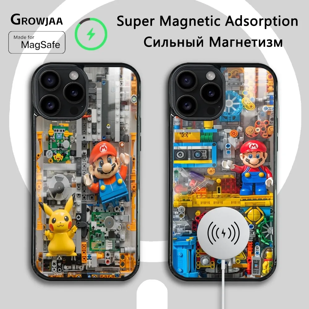 MINISO Super M-Marios BroS Phone Case For iPhone 16 15 14 13 12 11 Pro Max Plus Mini Magsafe Mirror Wireless Magnetic Cover
MINISO Super M-Marios BroS Phone Case For iPhone 16 15 14 13 12 11 Pro Max Plus Mini Magsafe Mirror Wireless Magnetic Cover