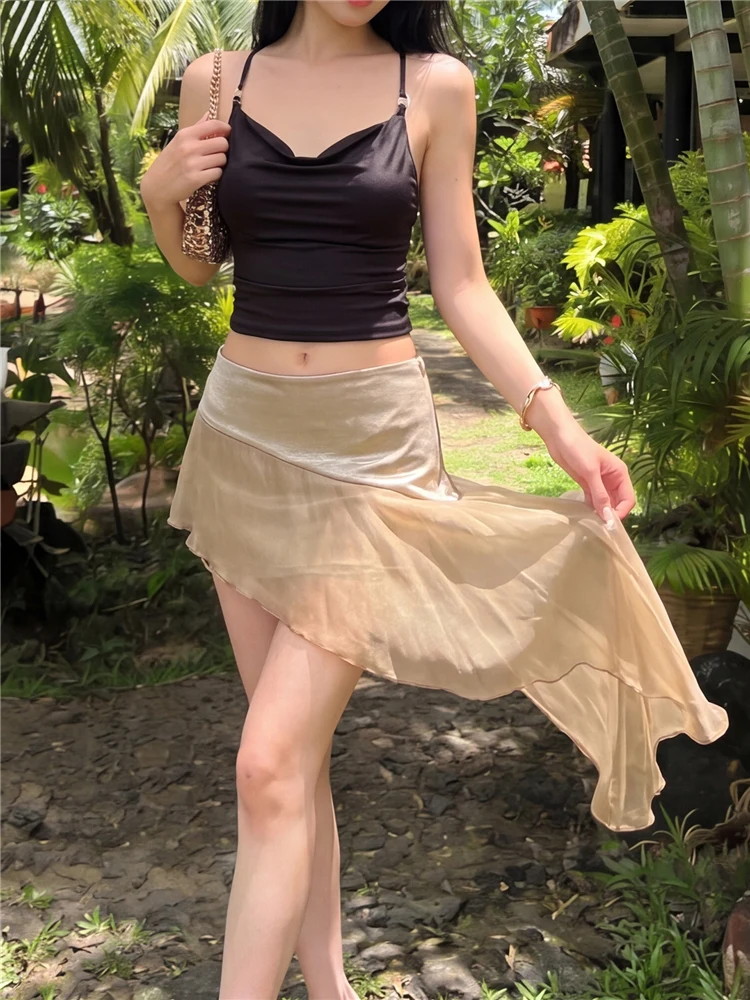 Sisterlinda Music Festival Skirt Women Patchwork Mesh Irregular Hem Elastic Waist Summer Sexy Midnight Chic Classic Streetwear
Sisterlinda Music Festival Skirt Women Patchwork Mesh Irregular Hem Elastic Waist Summer Sexy Midnight Chic Classic Streetwear
