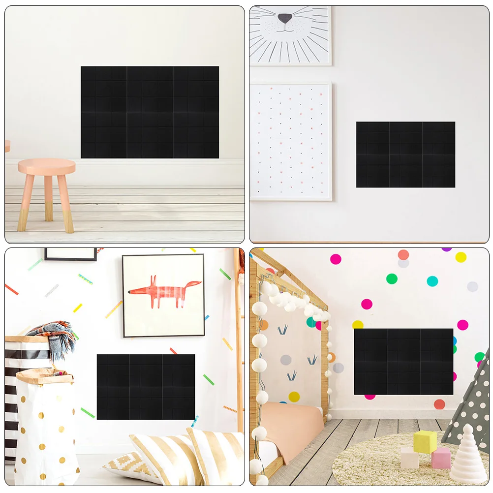 Black Wall Stickers Sound Insulation Panels Acoustic Absorbing 9 Sound Insulation Wall Panels Blocks for Home Office Studio
Black Wall Stickers Sound Insulation Panels Acoustic Absorbing 9 Sound Insulation Wall Panels Blocks for Home Office Studio