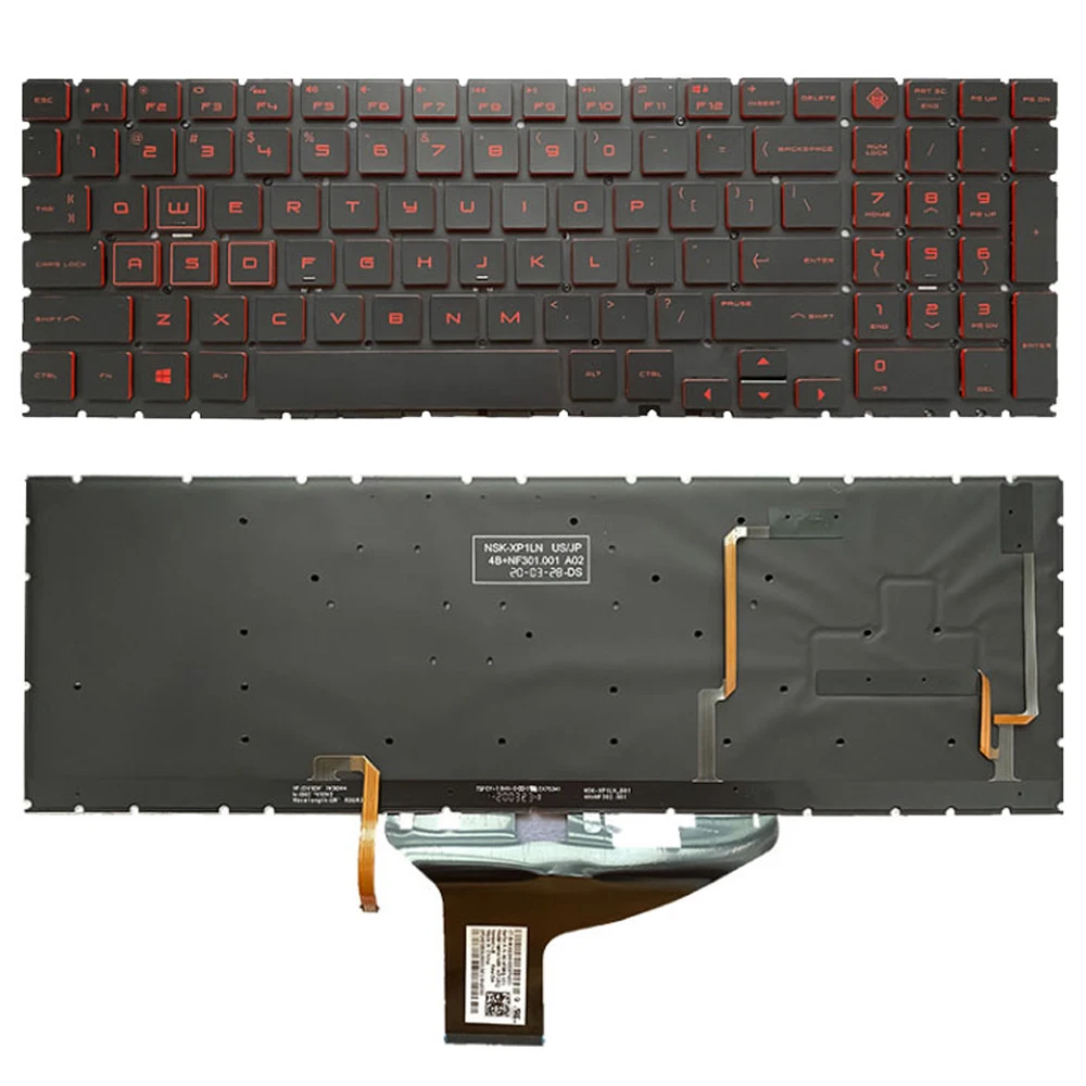 New Laptop Keyboard US Backlit For HP Omen 15-dc0053nr 15-dc1062nr 15-dc1052nr 15-dc0087nr 15-DC0013TX 15-DC0007TX
New Laptop Keyboard US Backlit For HP Omen 15-dc0053nr 15-dc1062nr 15-dc1052nr 15-dc0087nr 15-DC0013TX 15-DC0007TX