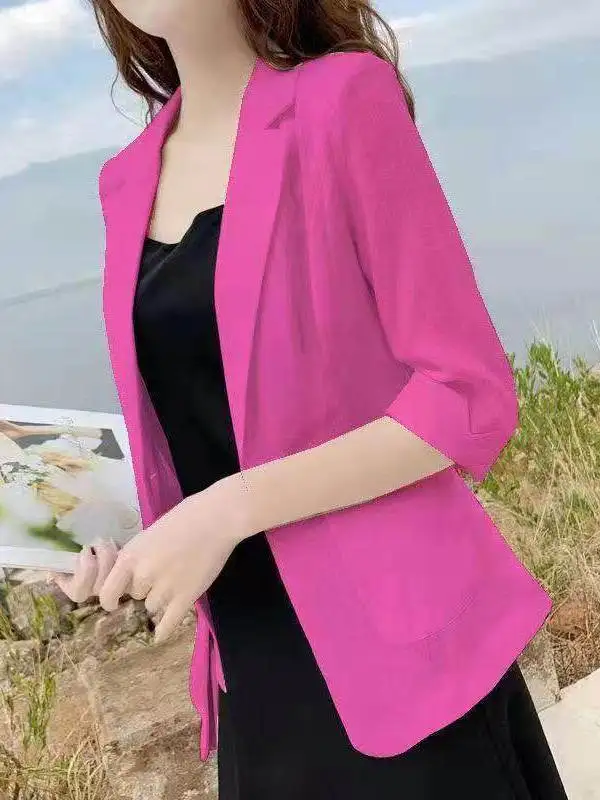 Linen Spring Summer Lightweight Casual Loose Fit Women's Jacket Cotton Linen British Style Fashion Outerwear Breathable Pure ...
Linen Spring Summer Lightweight Casual Loose Fit Women's Jacket Cotton Linen British Style Fashion Outerwear Breathable Pure ...
