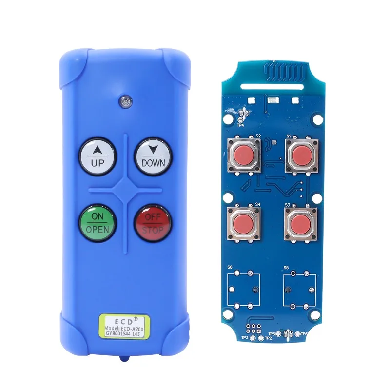 ECD-A200 IP68 Waterproof Industrial Wireless Remote Control for Overhead Crane Forklift Hoist Lifting - Dustproof Radio Remote
ECD-A200 IP68 Waterproof Industrial Wireless Remote Control for Overhead Crane Forklift Hoist Lifting - Dustproof Radio Remote