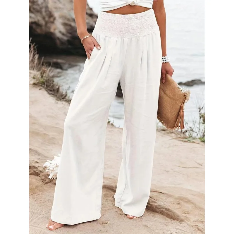 Linen Wide Leg Casual Pants Cotton Linen Loose Fit Women's Spring Season Neutral Style Other Material 100% Comfortable Trousers
Linen Wide Leg Casual Pants Cotton Linen Loose Fit Women's Spring Season Neutral Style Other Material 100% Comfortable Trousers