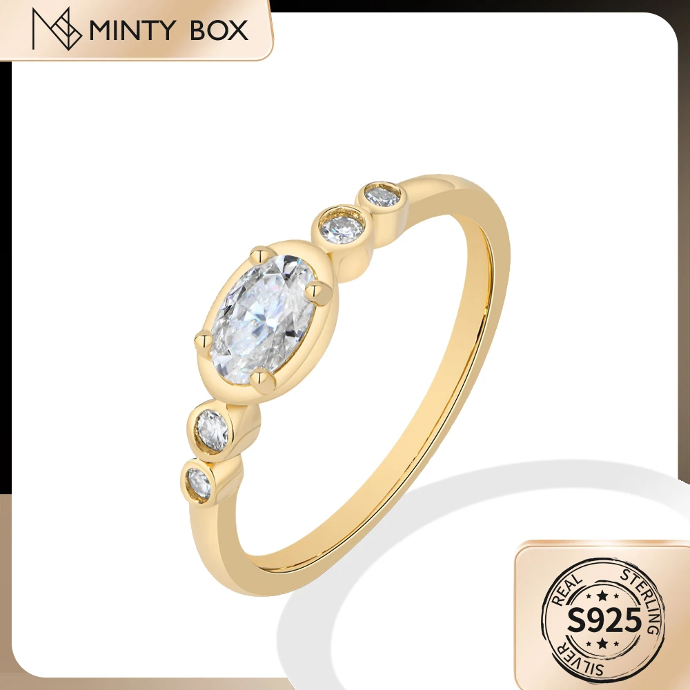 MINTYBOX Sparkling Moissanite Ring Oval-cut S925 Sterling Silver For Women Gills Wedding Anniversary Statement Fine Jewelry
MINTYBOX Sparkling Moissanite Ring Oval-cut S925 Sterling Silver For Women Gills Wedding Anniversary Statement Fine Jewelry