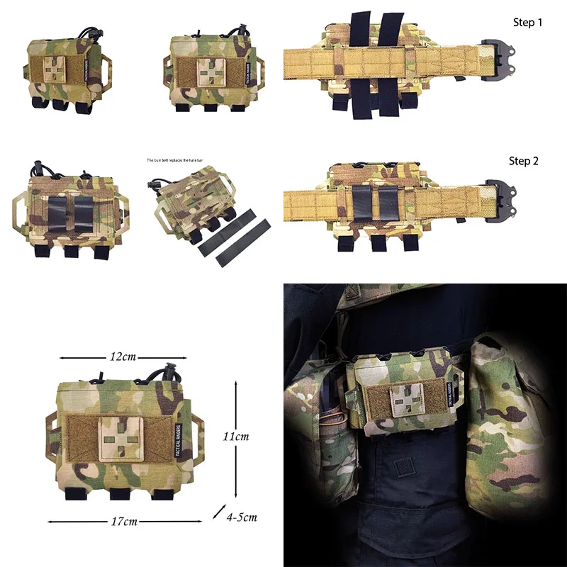 Тактический пояс IFAK, двухслойная медицинская сумка, адаптированная к MOLLE Gear, нейлон 500D, съемное спасательное снаряжение для охоты на открытом воздухе EDC
Тактический пояс IFAK, двухслойная медицинская сумка, адаптированная к MOLLE Gear, нейлон 500D, съемное спасательное снаряжение для охоты на открытом воздухе EDC
