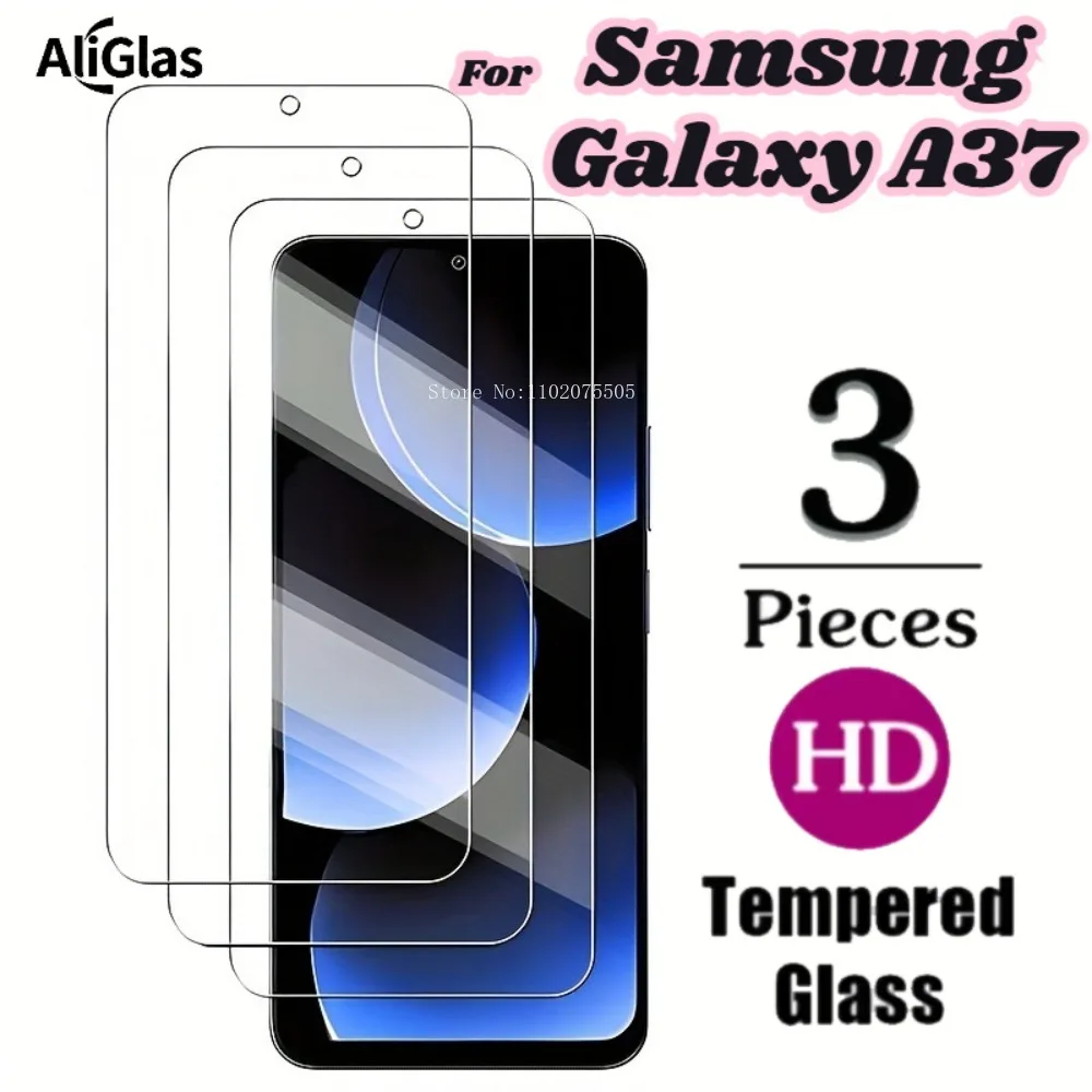 3 Pieces Protective Film for Samsung Galaxy A37 Series Glossy Screen Protector Tempered Glass Film for Galaxy A37 Tempered Film
3 Pieces Protective Film for Samsung Galaxy A37 Series Glossy Screen Protector Tempered Glass Film for Galaxy A37 Tempered Film