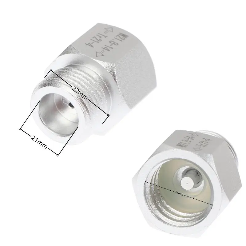 1 Set TR21-4 To W21.8 Convert Adapter Soda Stream Cylinder Converter For Aquarium Fish Homebrew Beer Corny Keg Co2 Accessories
1 Set TR21-4 To W21.8 Convert Adapter Soda Stream Cylinder Converter For Aquarium Fish Homebrew Beer Corny Keg Co2 Accessories