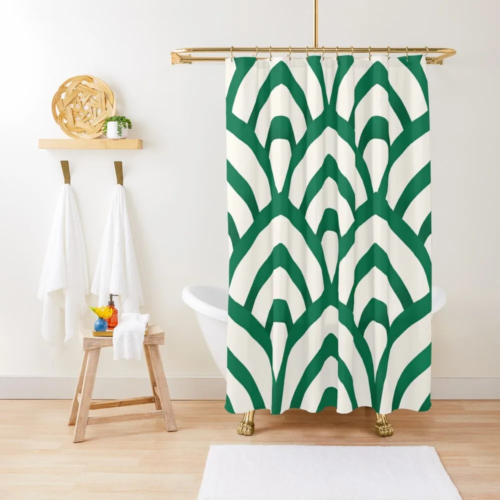 Emerald Green and white Pattern Shower Curtain Bathroom Shower Set Shower Sets For Bathroom Anti-Mold Waterproof Curtain 
Emerald Green and white Pattern Shower Curtain Bathroom Shower Set Shower Sets For Bathroom Anti-Mold Waterproof Curtain