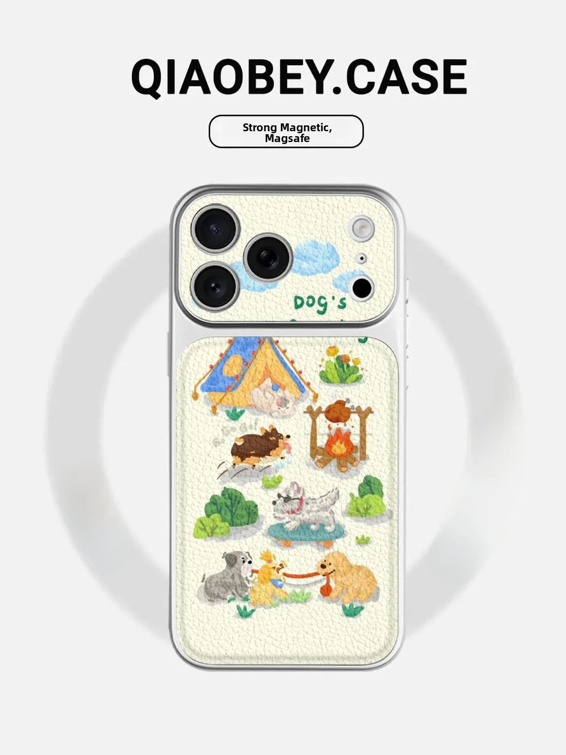 Cute Cartoon Dog Tent Phone Case Full Cover Lens Protection Large View Window Compatible with iPhone 17 pro Max Eco Fri...
Cute Cartoon Dog Tent Phone Case Full Cover Lens Protection Large View Window Compatible with iPhone 17 pro Max Eco Fri...
