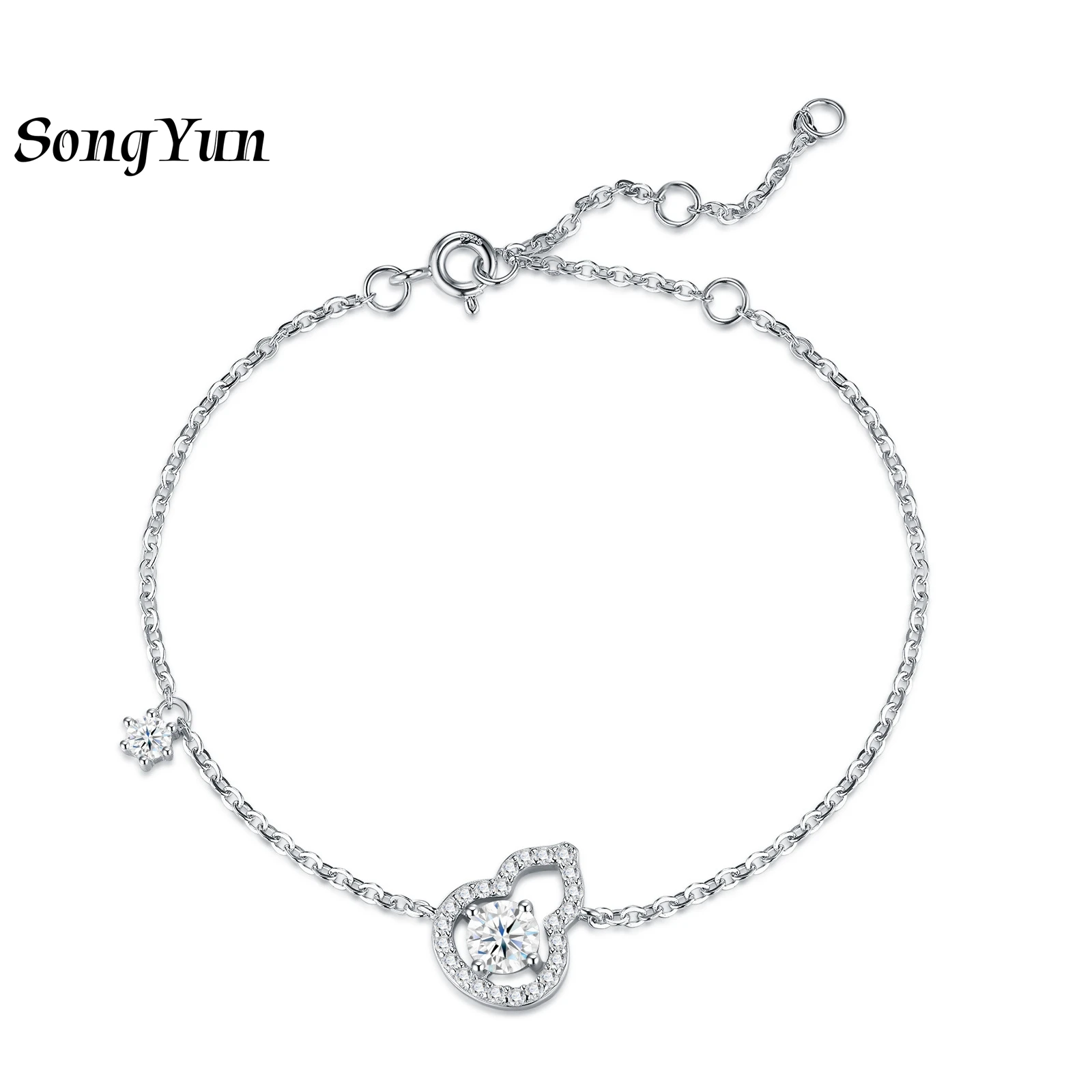 SONGYUN Designer Jewelry 925 Sterling Silver Bracelet Moissanite Diamond Cuff Eternity for Wife Rhodium Plated SYT Patent Bangle
SONGYUN Designer Jewelry 925 Sterling Silver Bracelet Moissanite Diamond Cuff Eternity for Wife Rhodium Plated SYT Patent Bangle