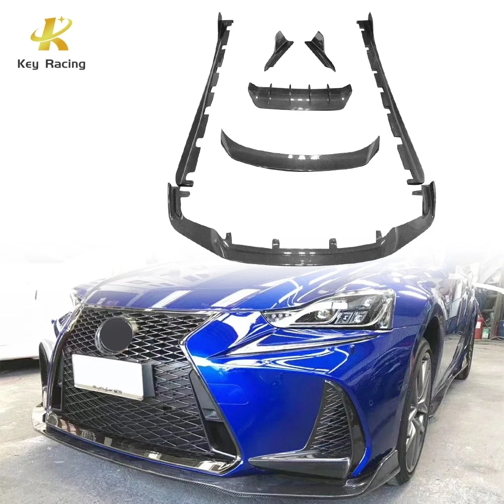 IS300 IS350 обвесы из углеродного волокна, передняя губа, боковая юбка, задний диффузор, задний спойлер для Lexus IS 2017-2019, аэродинамическая производительность
IS300 IS350 обвесы из углеродного волокна, передняя губа, боковая юбка, задний диффузор, задний спойлер для Lexus IS 2017-2019, аэродинамическая производительность