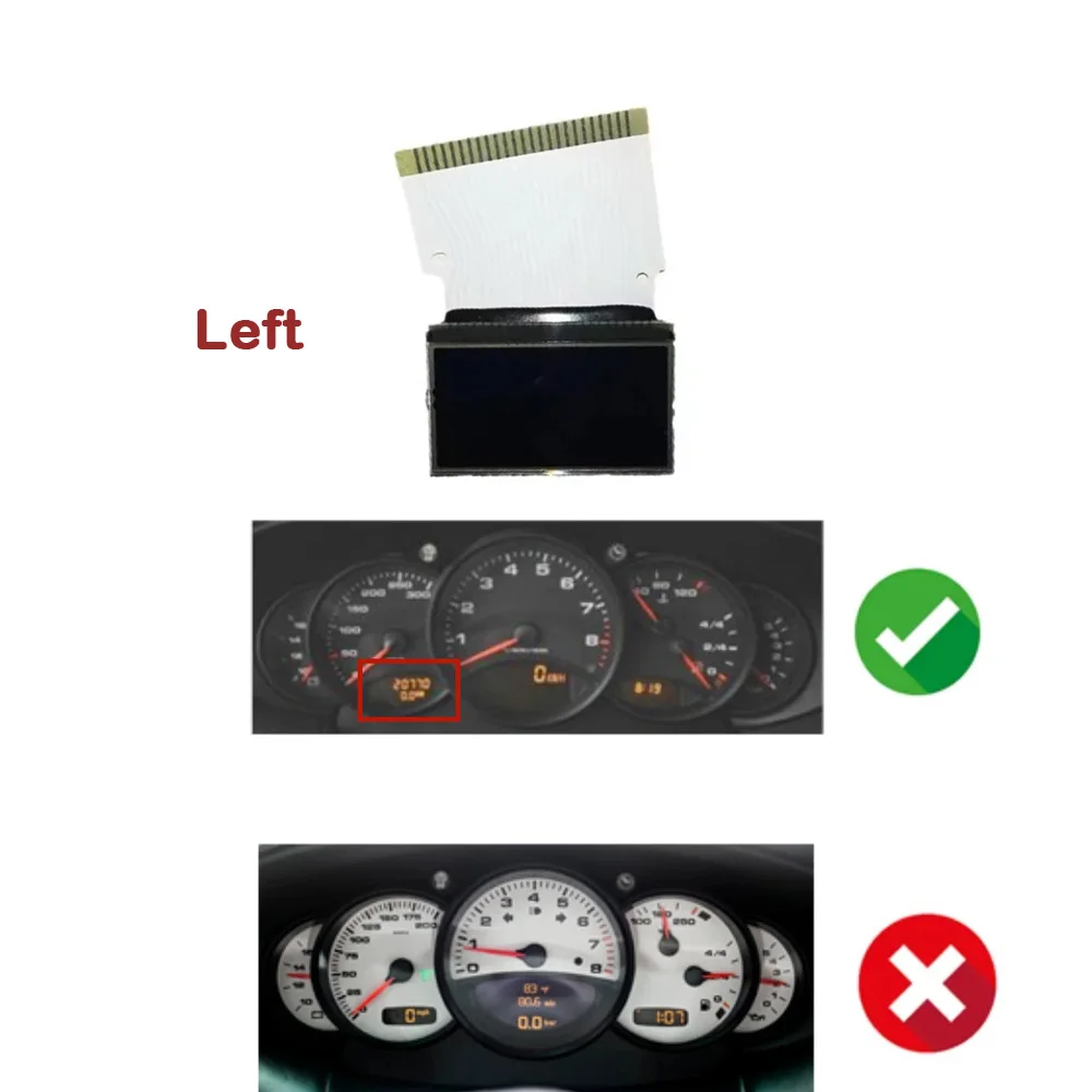 Instrument Cluster LEFT LCD Display Screen For Porsche 911 996 1997-2005 Speedometer Screen Repair Parts Replacement
Instrument Cluster LEFT LCD Display Screen For Porsche 911 996 1997-2005 Speedometer Screen Repair Parts Replacement