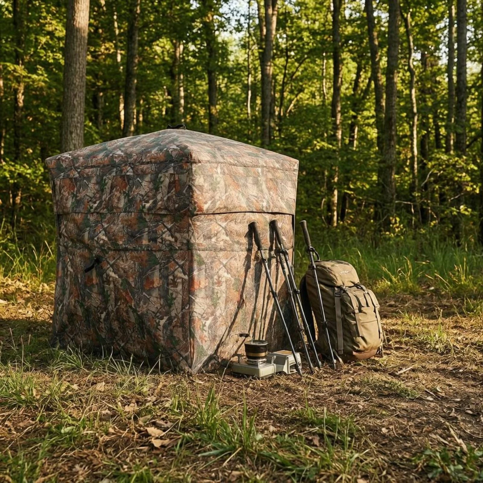 Instant-Deploy Hunting Blind Hidden Design Blind Tent Hunting Shelter Tent Portable Outdoor Gear Wind Resistant for Camping
Instant-Deploy Hunting Blind Hidden Design Blind Tent Hunting Shelter Tent Portable Outdoor Gear Wind Resistant for Camping