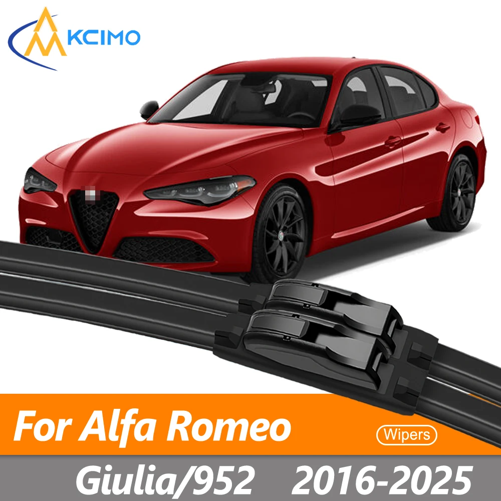 2 Pieces Front Windshield Wiper Blades For Alfa Romeo Giulia/952 2016-2025 All-Season Durable Rubber Exact Fit Replacement
2 Pieces Front Windshield Wiper Blades For Alfa Romeo Giulia/952 2016-2025 All-Season Durable Rubber Exact Fit Replacement