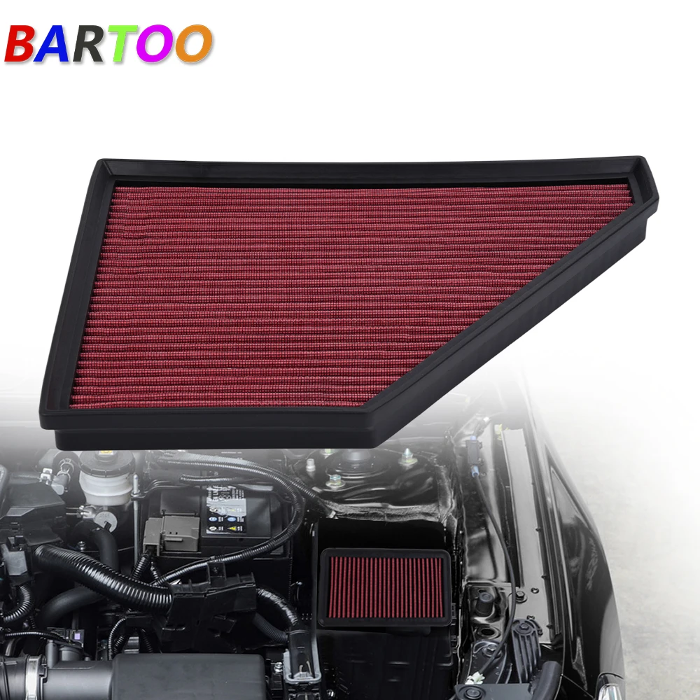 Bartoo Performance Air Filter for Buick Enclave Cadillac XT5/XT6 Chevy Blazer 2.0T 2016-2024 OFI254-RED
Bartoo Performance Air Filter for Buick Enclave Cadillac XT5/XT6 Chevy Blazer 2.0T 2016-2024 OFI254-RED