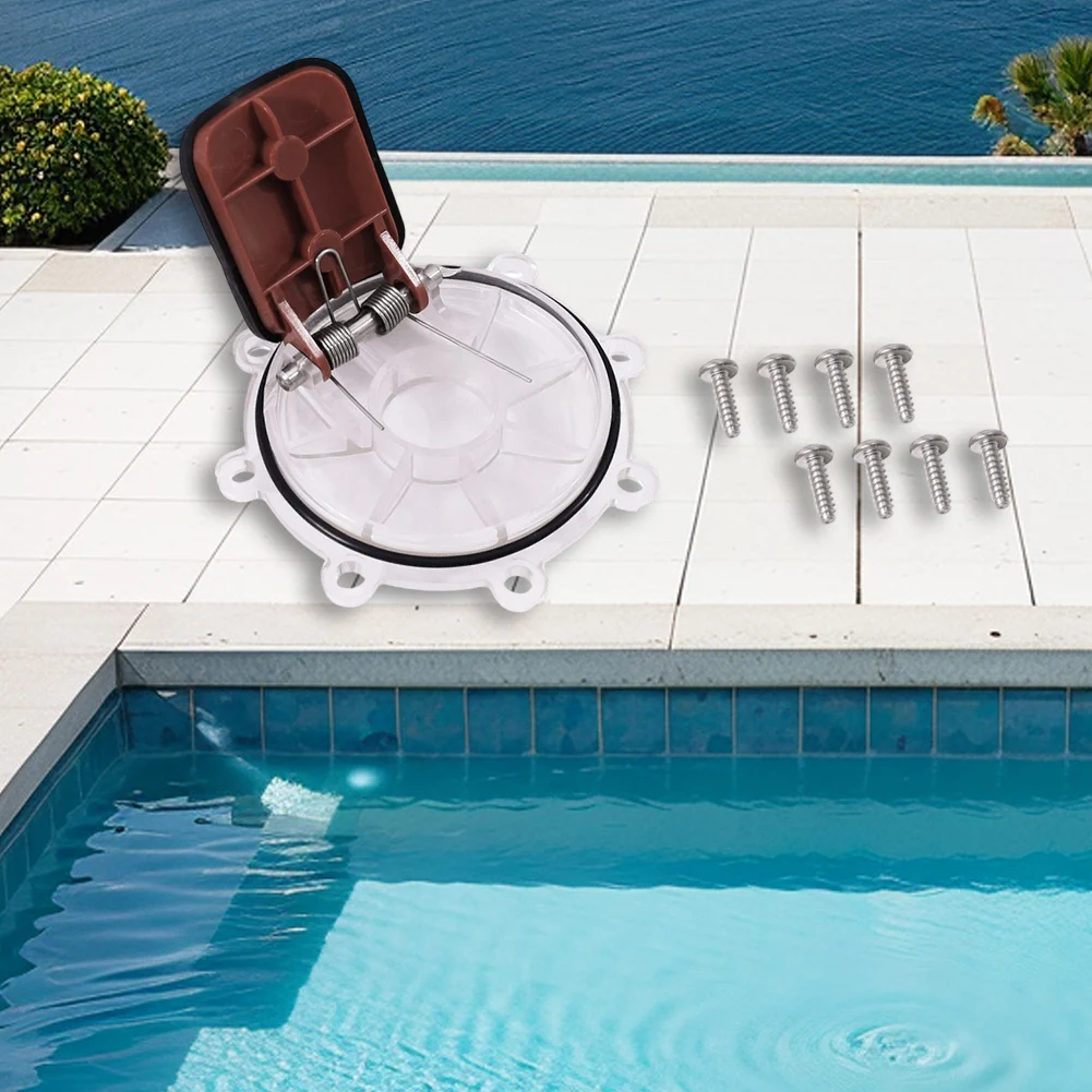 Pool Check Valve 7056 Flapper Stainless Steel Spring Stainless Steel Pin Anti-crack Cover Saltwater Resistant Material abs
Pool Check Valve 7056 Flapper Stainless Steel Spring Stainless Steel Pin Anti-crack Cover Saltwater Resistant Material abs