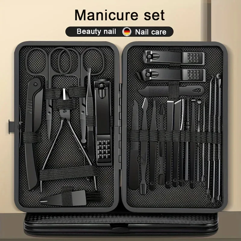 8/12/15/20/24Pcs Stainless Steel Manicure Pedicure Set Nail Clippers Ear Spoon Cutters Scissors Household Beauty Grooming Tools
8/12/15/20/24Pcs Stainless Steel Manicure Pedicure Set Nail Clippers Ear Spoon Cutters Scissors Household Beauty Grooming Tools