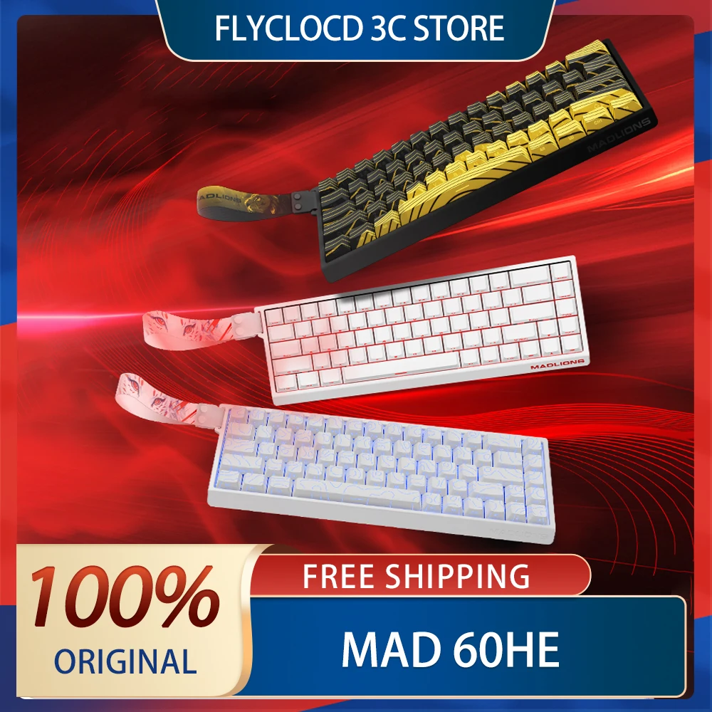 MADLIONS MAD60 MAD68HE Клавиатура с магнитным переключателем Проводная механическая клавиатура на заказ 8000 Гц 0,01 ммRT Valorant Игровая клавиатура в подарок
MADLIONS MAD60 MAD68HE Клавиатура с магнитным переключателем Проводная механическая клавиатура на заказ 8000 Гц 0,01 ммRT Valorant Игровая клавиатура в подарок