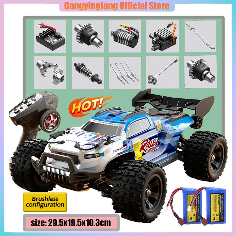 SCY RC Car 1:18 Off-road Monster Высокоскоростной бесщеточный двигатель 70 км/ч и 50 км Внедорожник Игрушка на день рождения в подарок для взрослых мальчиков
SCY RC Car 1:18 Off-road Monster Высокоскоростной бесщеточный двигатель 70 км/ч и 50 км Внедорожник Игрушка на день рождения в подарок для взрослых мальчиков