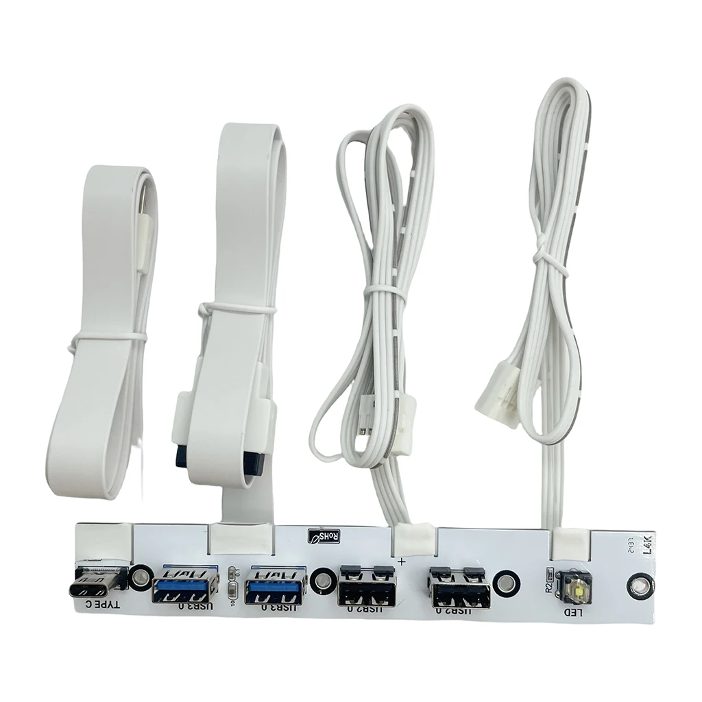 USB 3.0 Концентратор на передней панели IO Панель 2-портовый USB3.0 + 2-портовый USB2.0 + 1-портовый TYPE-C 20G + светодиодный переключатель для корпуса ПК Корпус настольного компьютера
USB 3.0 Концентратор на передней панели IO Панель 2-портовый USB3.0 + 2-портовый USB2.0 + 1-портовый TYPE-C 20G + светодиодный переключатель для корпуса ПК Корпус настольного компьютера