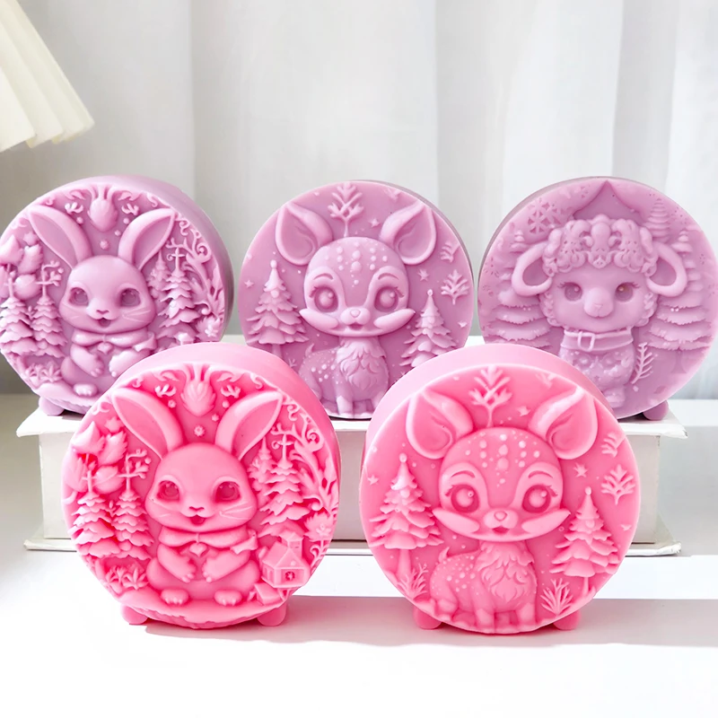 Cute deer candle silicone mold, Easter bunny decoration,cute pet lamb handmade soap tool,children's holiday cookie cake mold
Cute deer candle silicone mold, Easter bunny decoration,cute pet lamb handmade soap tool,children's holiday cookie cake mold