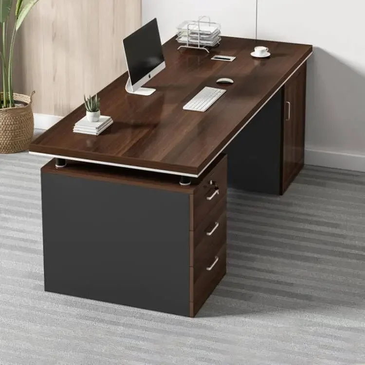 Indoor Simple modern office desk and chair combination computer desk home office staff workbench
Indoor Simple modern office desk and chair combination computer desk home office staff workbench