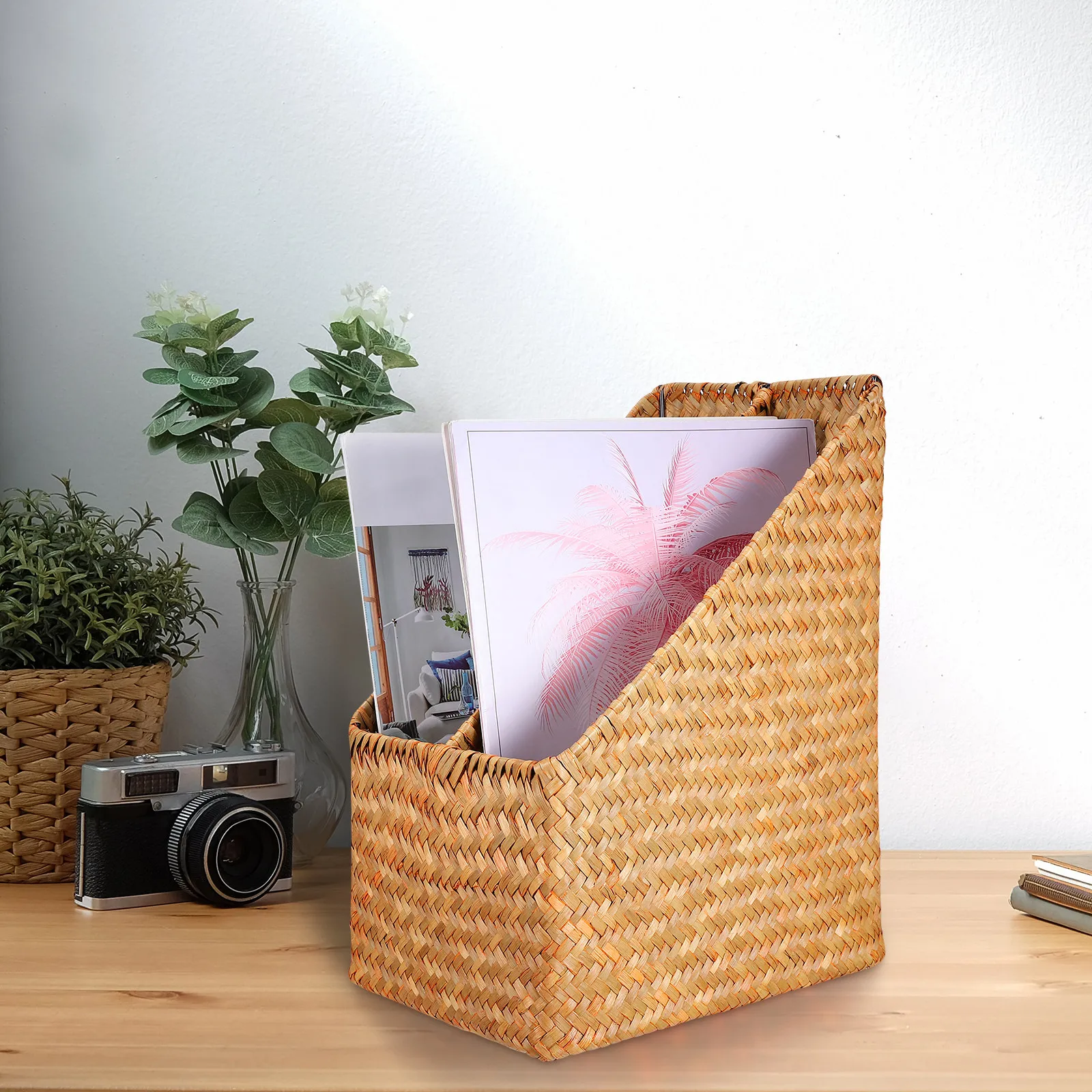 Handwoven Straw File Holder Document Organizer Office Desk Book Storage Basket for Study Files Woven Document Organizer
Handwoven Straw File Holder Document Organizer Office Desk Book Storage Basket for Study Files Woven Document Organizer