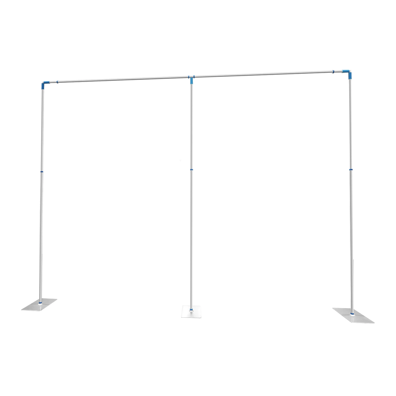 4.9-9.8ft Height Duty Adjustable Backdrop Stainless Steel Arch Frame with Telescopic Pole for Party Wedding Event Celebration
4.9-9.8ft Height Duty Adjustable Backdrop Stainless Steel Arch Frame with Telescopic Pole for Party Wedding Event Celebration