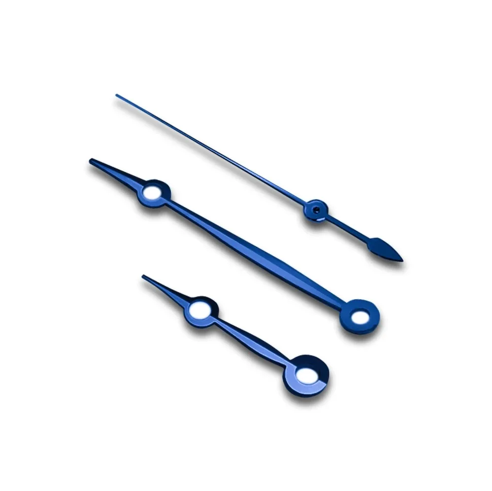 Modified watch with three blue hands, 12.5/16/16MM, suitable for NH35/NH36/4R/7S movements
Modified watch with three blue hands, 12.5/16/16MM, suitable for NH35/NH36/4R/7S movements