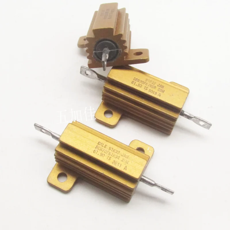 3-10pcs imported DALE 20W 61.9R RER70F61R9R RH-25 1% JAN aluminum shell military grade low-noise resistor
3-10pcs imported DALE 20W 61.9R RER70F61R9R RH-25 1% JAN aluminum shell military grade low-noise resistor