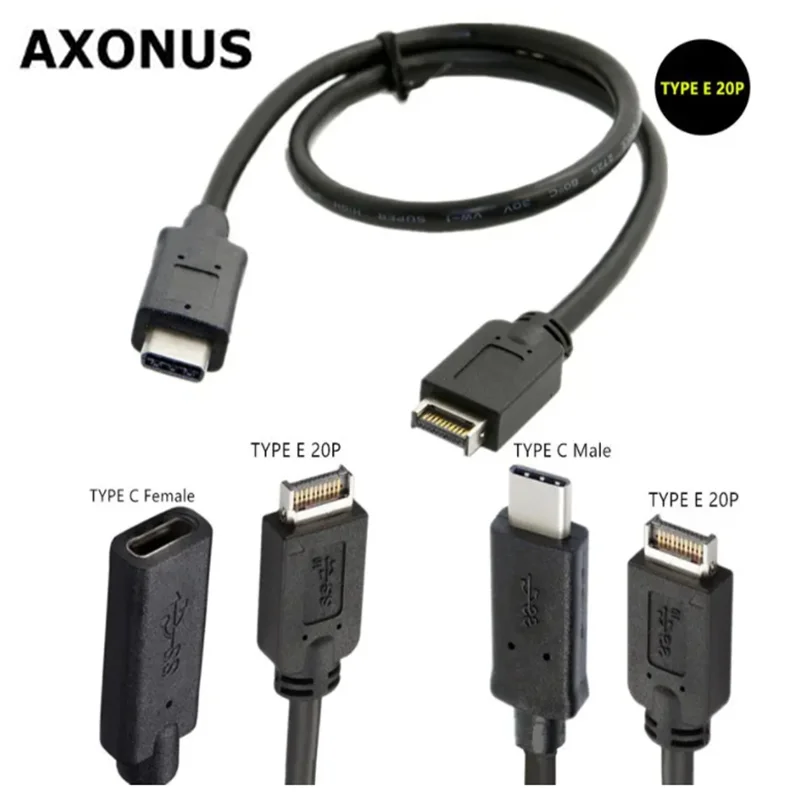 Desktop Motherboard Cable USB Type-C Female To Male TYPE E 20P Male Adapter Portable Storage Device Connection Cable
Desktop Motherboard Cable USB Type-C Female To Male TYPE E 20P Male Adapter Portable Storage Device Connection Cable
