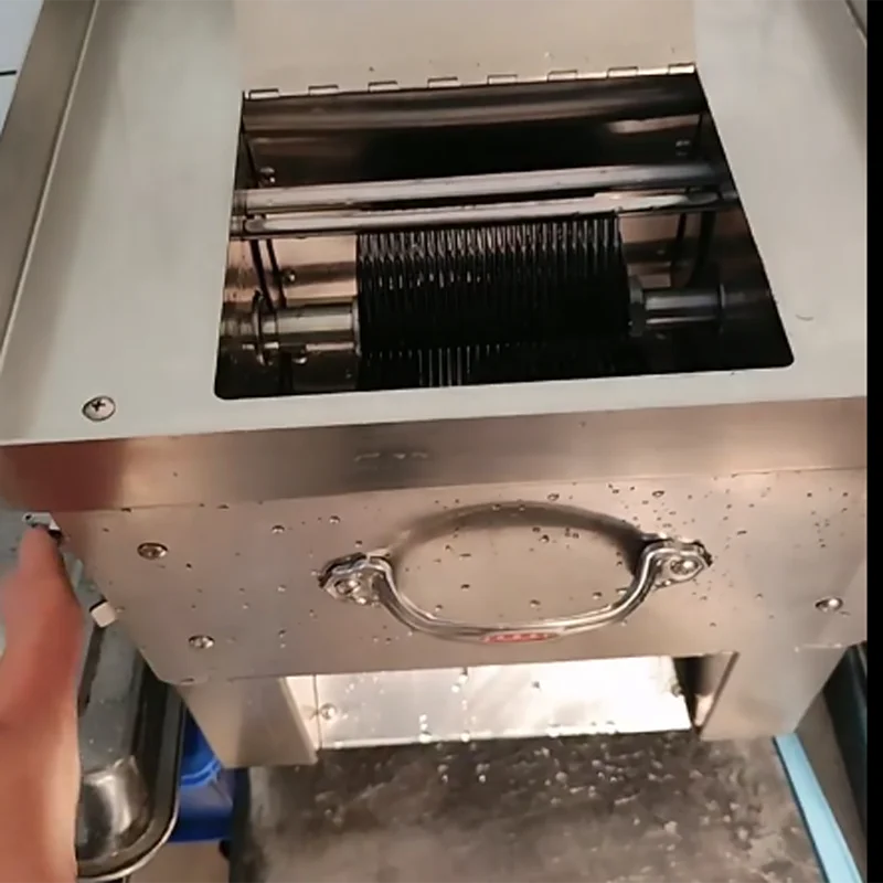 High Quality Commercial Fully Automatic Electric Beef Ham Stainless Steel Meat Slicer Slicing Frozen Meat
High Quality Commercial Fully Automatic Electric Beef Ham Stainless Steel Meat Slicer Slicing Frozen Meat