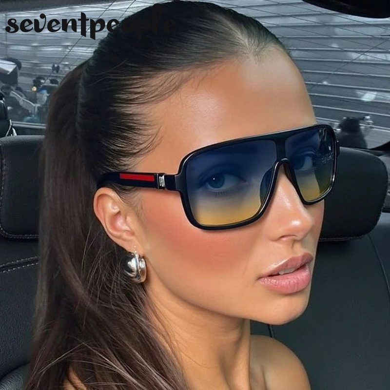Polarized Oversized Rectangle Punk Sunglasses Women 2026 Luxury Brand Vintage Shield Driving Sun Glasses Square Shades For Ladie
Polarized Oversized Rectangle Punk Sunglasses Women 2026 Luxury Brand Vintage Shield Driving Sun Glasses Square Shades For Ladie