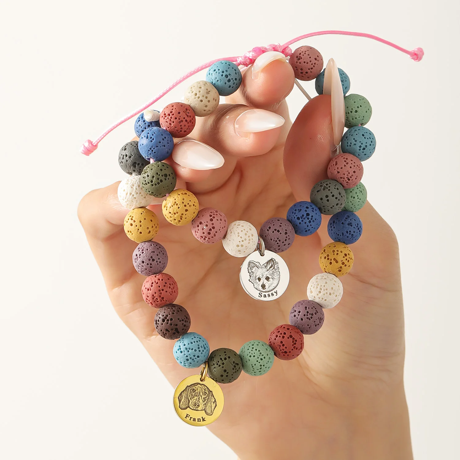 Custom pets Colored spheres, Volcanic stone bracelets, Colored volcanic stones, Natural stones, Elastic rope bracelets Pet gifts
Custom pets Colored spheres, Volcanic stone bracelets, Colored volcanic stones, Natural stones, Elastic rope bracelets Pet gifts