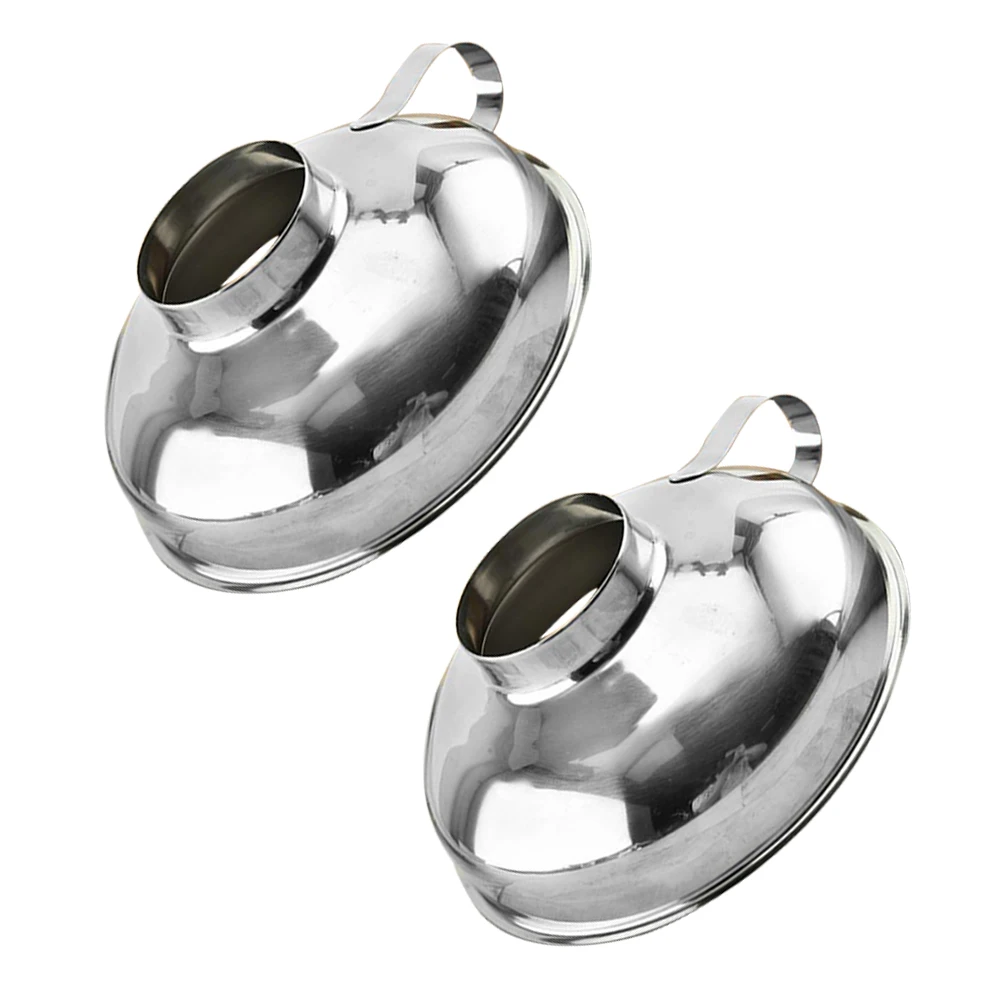 2Pcs Mayonnaise Funnel Wide Mouth Stainless Steel Kitchen Tool Liquid Transfer Sauce Powder Strainer Household
2Pcs Mayonnaise Funnel Wide Mouth Stainless Steel Kitchen Tool Liquid Transfer Sauce Powder Strainer Household