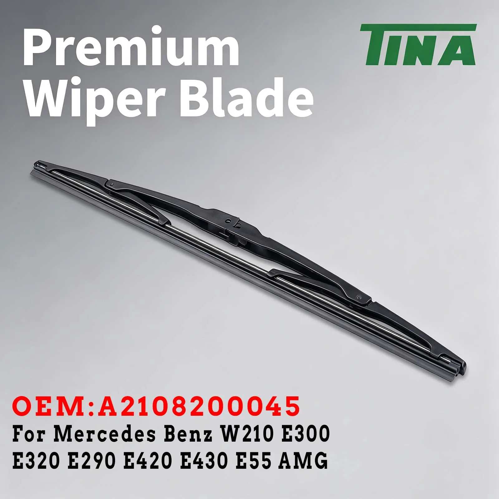 A2108200045 2108200045 Front Windshield Wiper Blades For Mercedes Benz W210 E300 E320 E290 E420 E430 E55 AMG Car Accessories
A2108200045 2108200045 Front Windshield Wiper Blades For Mercedes Benz W210 E300 E320 E290 E420 E430 E55 AMG Car Accessories