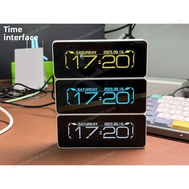 AK25664 V2.0 Clock Music Spectrum Clock 3.5MM Signal Input Aluminum Alloy Shell Firmware Upgradeable Intuitive UI Desktop Clock
AK25664 V2.0 Clock Music Spectrum Clock 3.5MM Signal Input Aluminum Alloy Shell Firmware Upgradeable Intuitive UI Desktop Clock