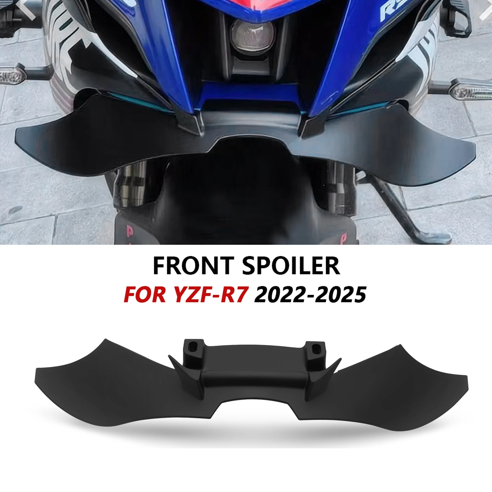 Для Yamaha YZF R7 YZF-R7 YZFR7 2022-2025 2024 мотоциклетное крылышко, аэродинамический комплект бокового крыла, ветровой спойлер, нижний кожух, переднее крыло
Для Yamaha YZF R7 YZF-R7 YZFR7 2022-2025 2024 мотоциклетное крылышко, аэродинамический комплект бокового крыла, ветровой спойлер, нижний кожух, переднее крыло