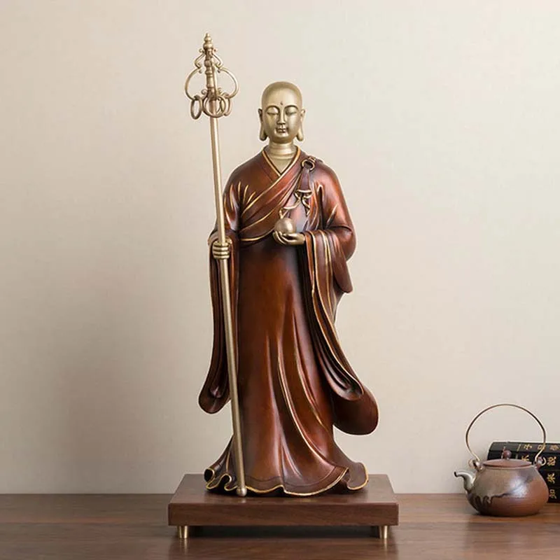 Asia Thailand Buddhism high grade bronze sculpture Dharma ksitigarbha Dizang pusa decorative Buddha God statue HOME living ROOM
Asia Thailand Buddhism high grade bronze sculpture Dharma ksitigarbha Dizang pusa decorative Buddha God statue HOME living ROOM