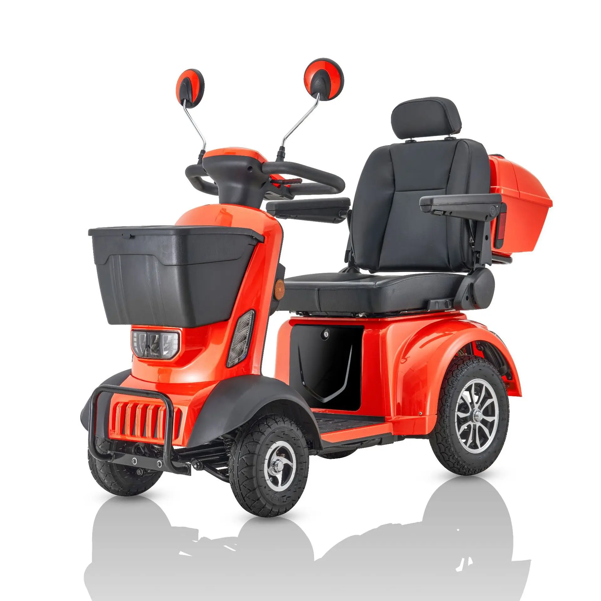 Electromagnetic brake electric four-wheeler the elderly adult leisure scooter household battery car
Electromagnetic brake electric four-wheeler the elderly adult leisure scooter household battery car