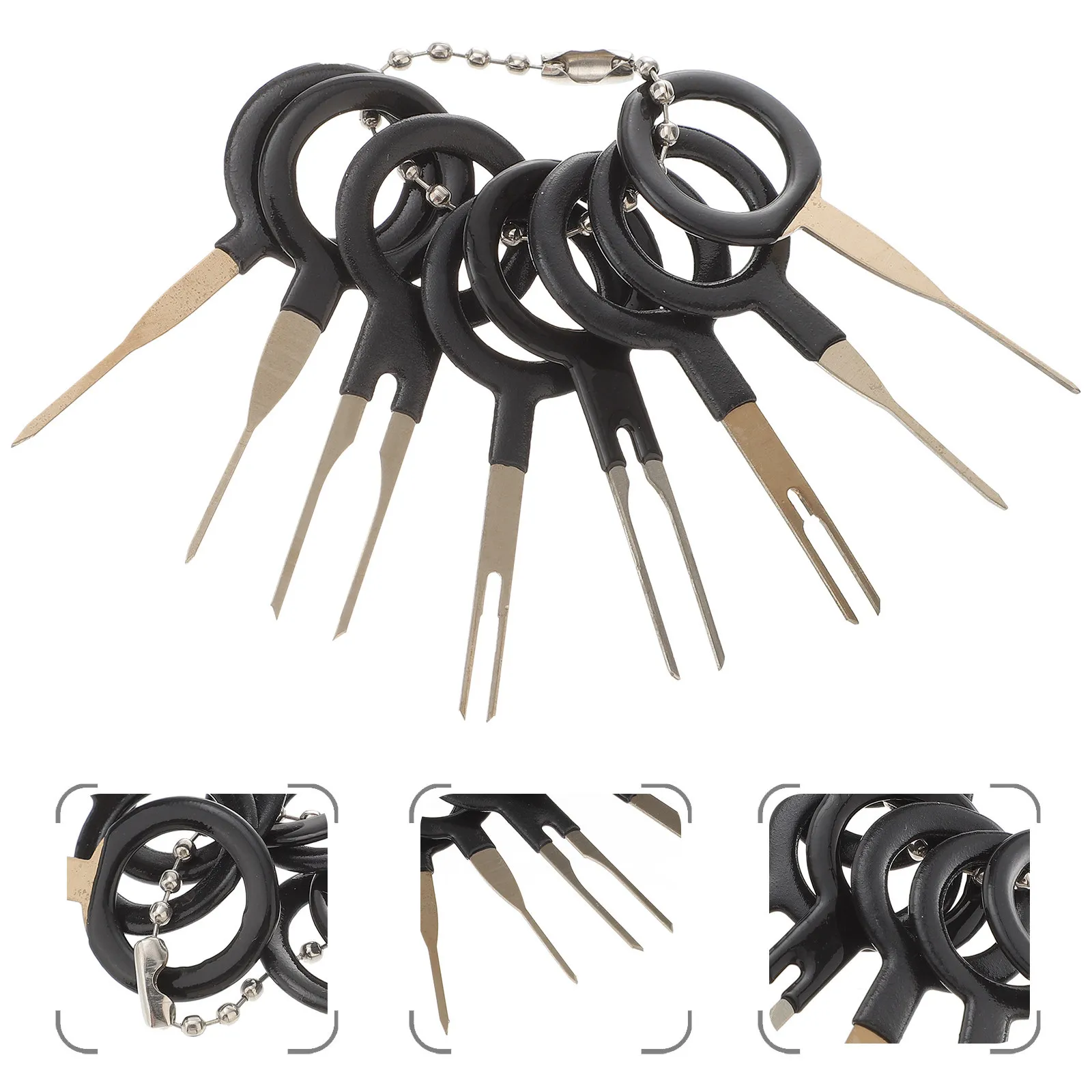 73Pcs Terminal Removal Tool Kit Stainless Steel Automotive Pin Extractor Set for Car Motorcycle Wiring Harness Connector Repair
73Pcs Terminal Removal Tool Kit Stainless Steel Automotive Pin Extractor Set for Car Motorcycle Wiring Harness Connector Repair