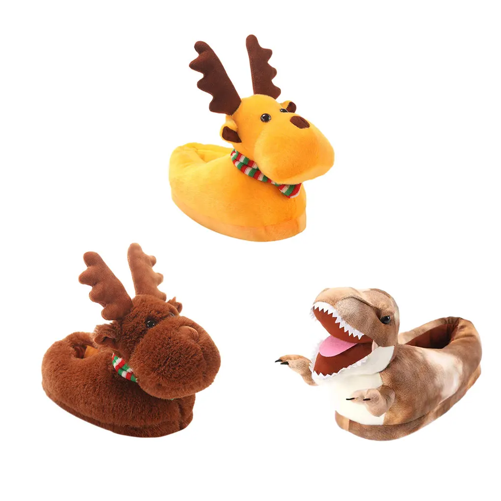 Cozy Winter Slippers Cartoon Animals And Anti-Skid Sole Cartoon Animal Cartoon Dinosaurs Slipper brown
Cozy Winter Slippers Cartoon Animals And Anti-Skid Sole Cartoon Animal Cartoon Dinosaurs Slipper brown