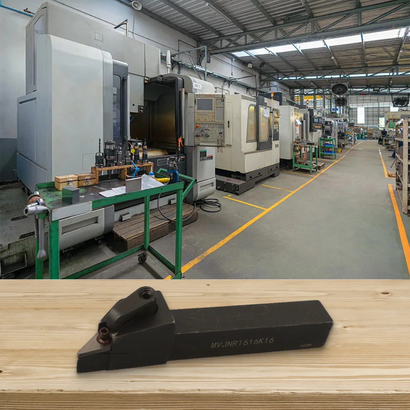 Turning Tool Holder Turning Tool Holder VNMG160404 Inserts Lathe External MVJNR1616H16 16mm 16mmx 125mm For Semi-finishing
Turning Tool Holder Turning Tool Holder VNMG160404 Inserts Lathe External MVJNR1616H16 16mm 16mmx 125mm For Semi-finishing