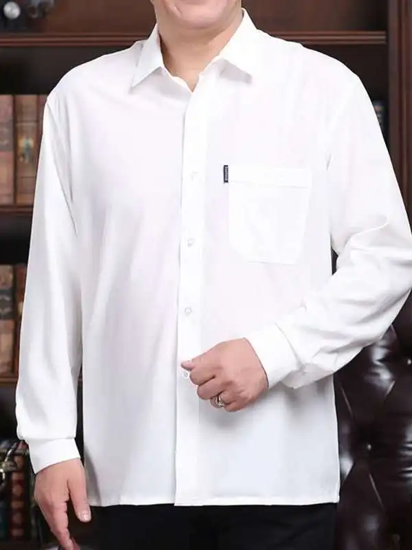 Middle-aged Men's Long-sleeved Shirt Business Non-ironing PU Leather Thickened Long-sleeved Cleanfit Square Collar Inner Wear
Middle-aged Men's Long-sleeved Shirt Business Non-ironing PU Leather Thickened Long-sleeved Cleanfit Square Collar Inner Wear
