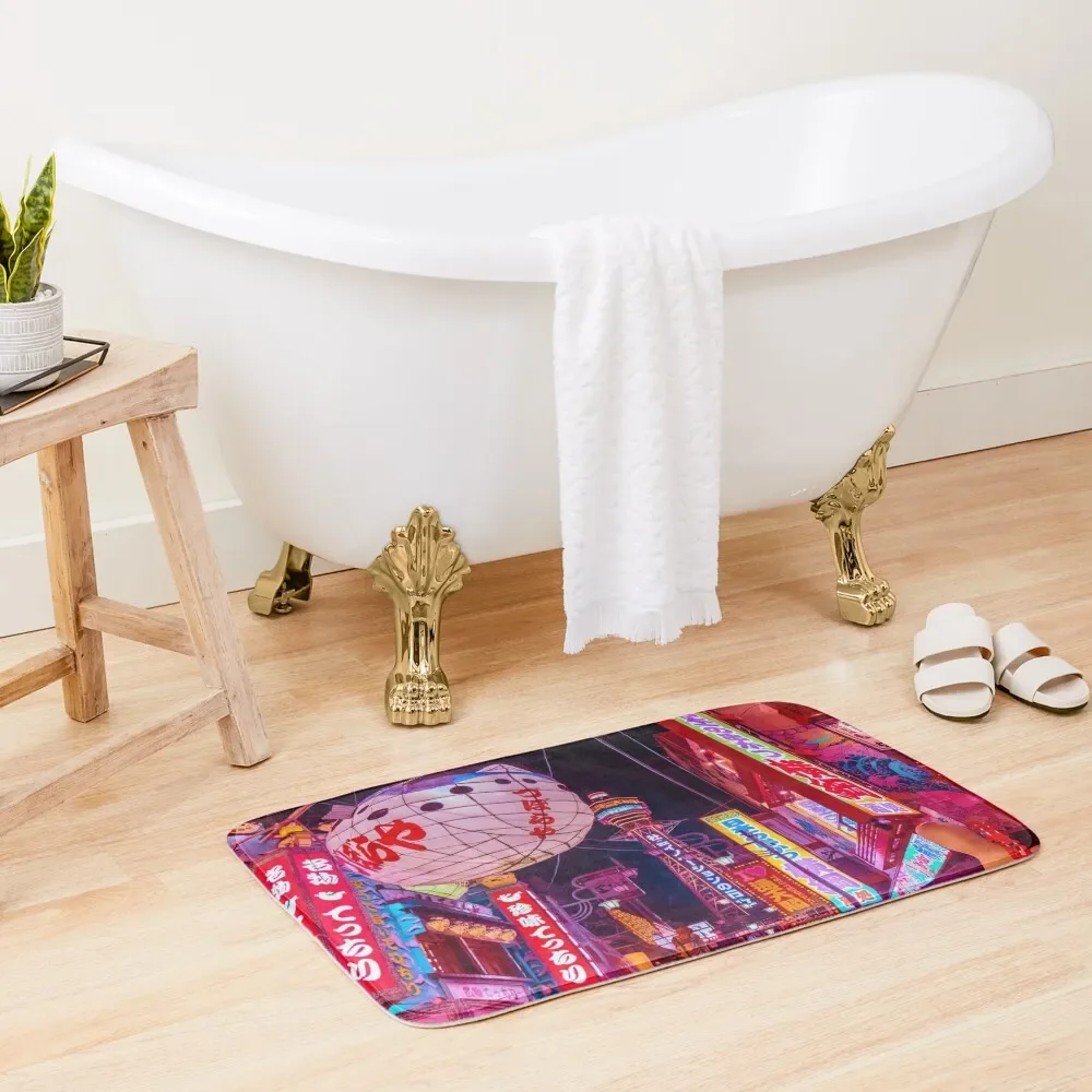 Electric Postcard From Osaka Bath Mat Bathroom Accessories Sets Carpet In The Bathroom Anti-Slip Shower Anti-Skid Shower Mat
Electric Postcard From Osaka Bath Mat Bathroom Accessories Sets Carpet In The Bathroom Anti-Slip Shower Anti-Skid Shower Mat