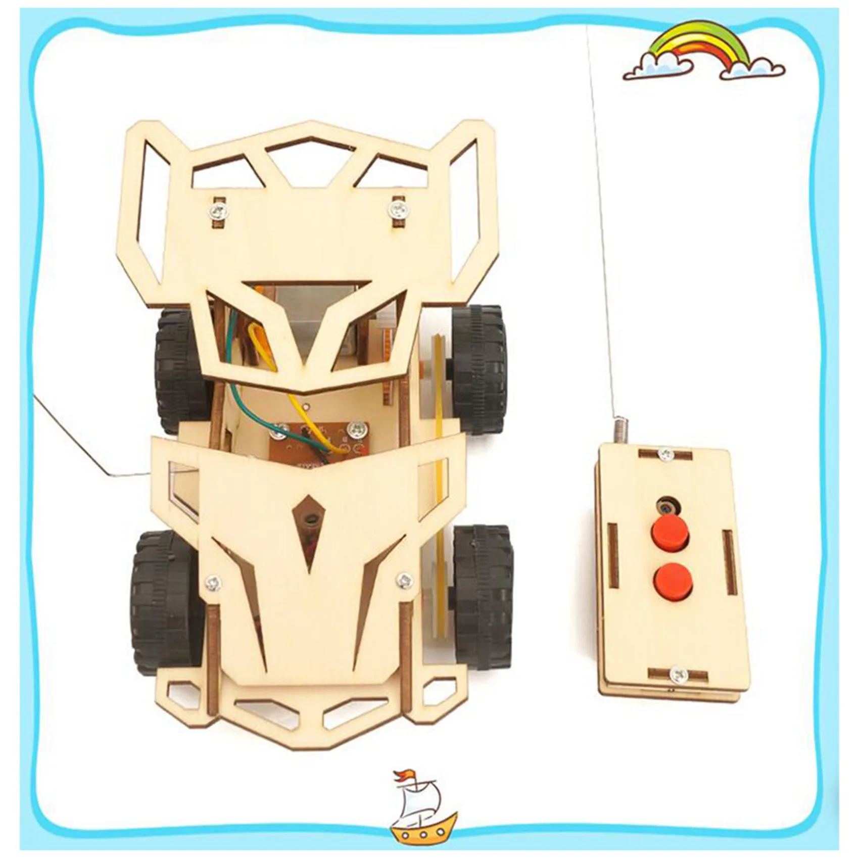 A04F-2X STEM Science Project Education Diy Kit Wireless 4WD Remote Control Car Model Scientific Experiment Kits
A04F-2X STEM Science Project Education Diy Kit Wireless 4WD Remote Control Car Model Scientific Experiment Kits