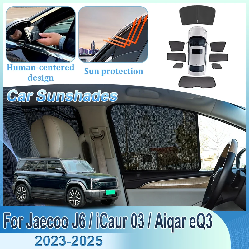 Солнцезащитные шторки для iCaur 03, Jaecoo J6, Aiqar eQ3, iCar 03 2023, 2024, 2025: сетчатые магнитные шторки-козырьки на окна, автомобильные аксессуары
Солнцезащитные шторки для iCaur 03, Jaecoo J6, Aiqar eQ3, iCar 03 2023, 2024, 2025: сетчатые магнитные шторки-козырьки на окна, автомобильные аксессуары