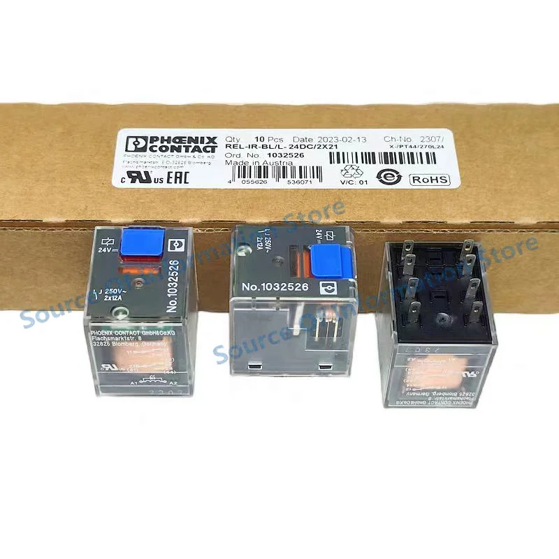 5Pcs Phoenix REL-IR-BL/L- 24DC/2X21 Relay 24VDC 8Pin NO.1032526 for Electronic Components Market
5Pcs Phoenix REL-IR-BL/L- 24DC/2X21 Relay 24VDC 8Pin NO.1032526 for Electronic Components Market