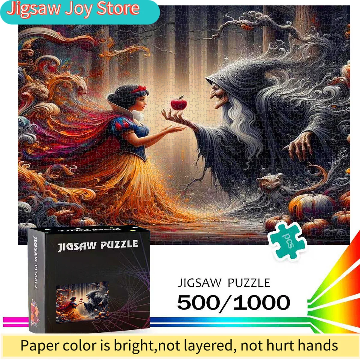 Пазлы Disney/Disney, бумажные пазлы, пазлы для взрослых, большие пазлы с изображением Злой Королевы из Снежной Королевы и отравленного Ап
Пазлы Disney/Disney, бумажные пазлы, пазлы для взрослых, большие пазлы с изображением Злой Королевы из Снежной Королевы и отравленного Ап